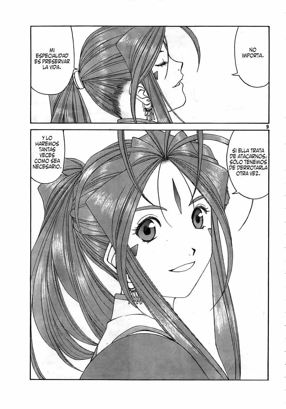 Aa! Megami-sama! capítulo 256, página 9
