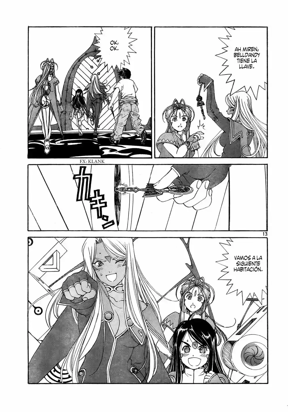 Aa! Megami-sama! capítulo 256, página 13