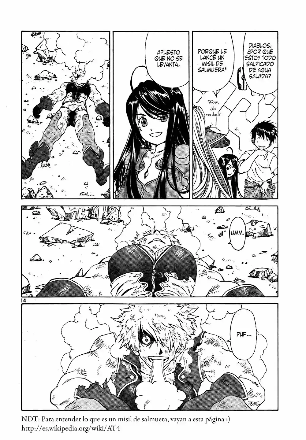 Aa! Megami-sama! capítulo 258, página 14