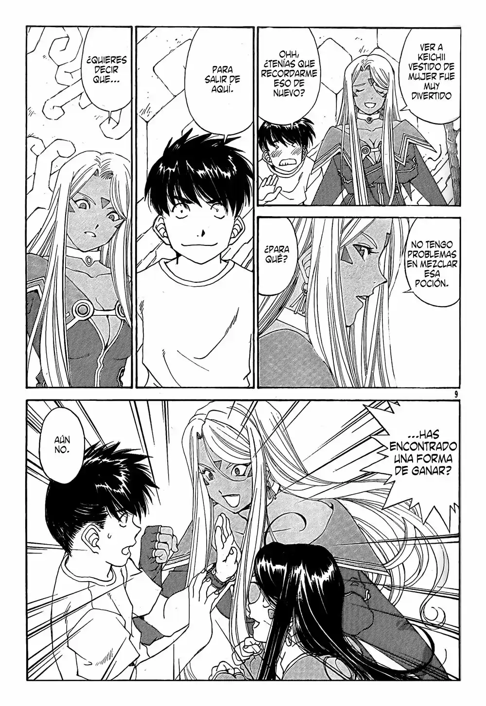 Aa! Megami-sama! capítulo 260, página 9