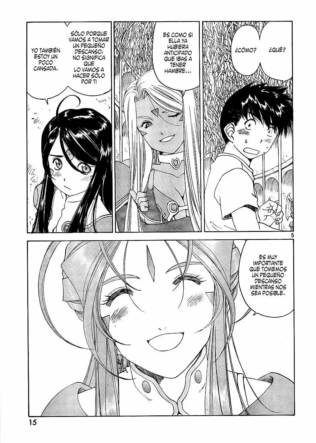 Aa! Megami-sama! capítulo 262, página 5