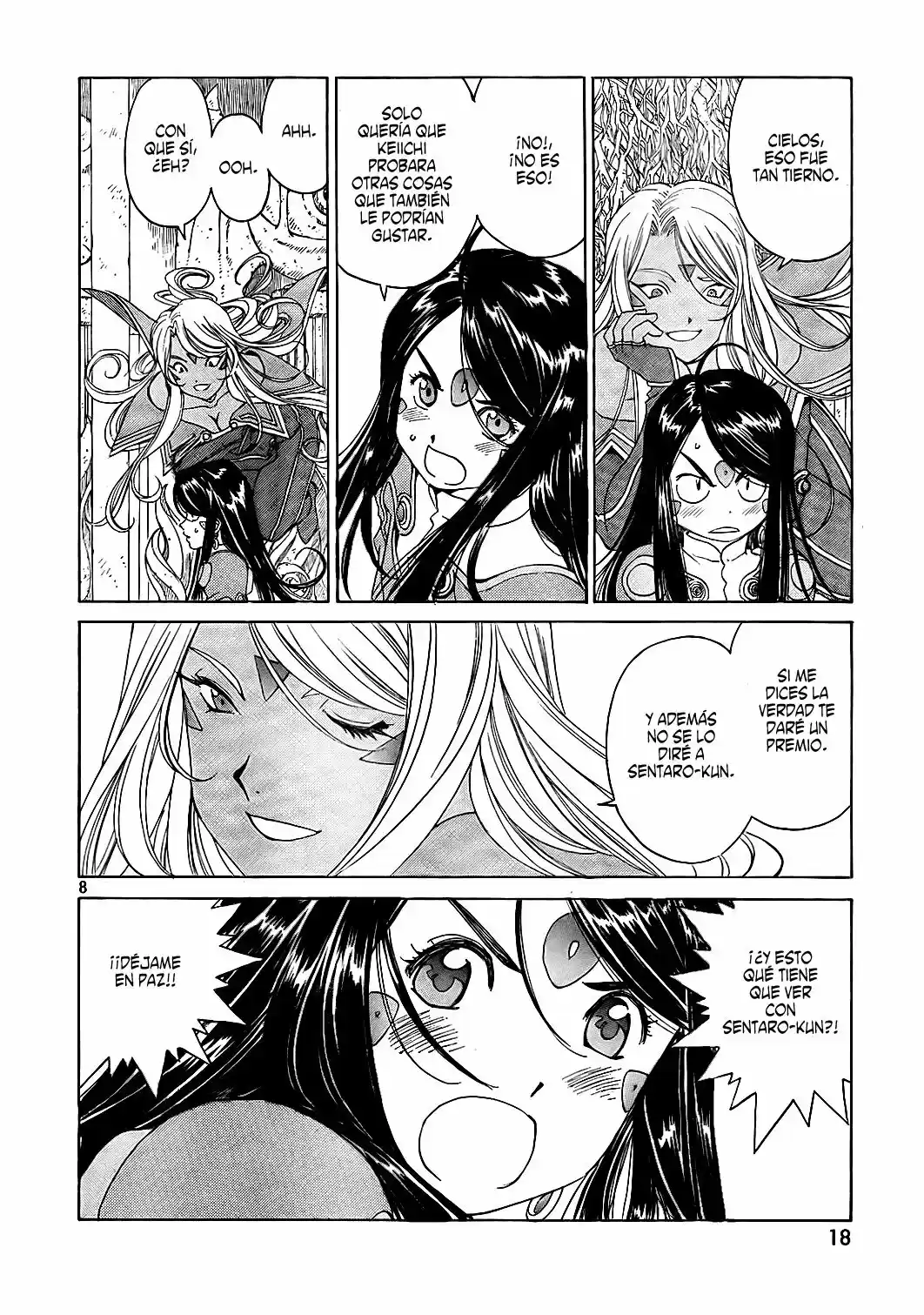 Aa! Megami-sama! capítulo 262, página 8