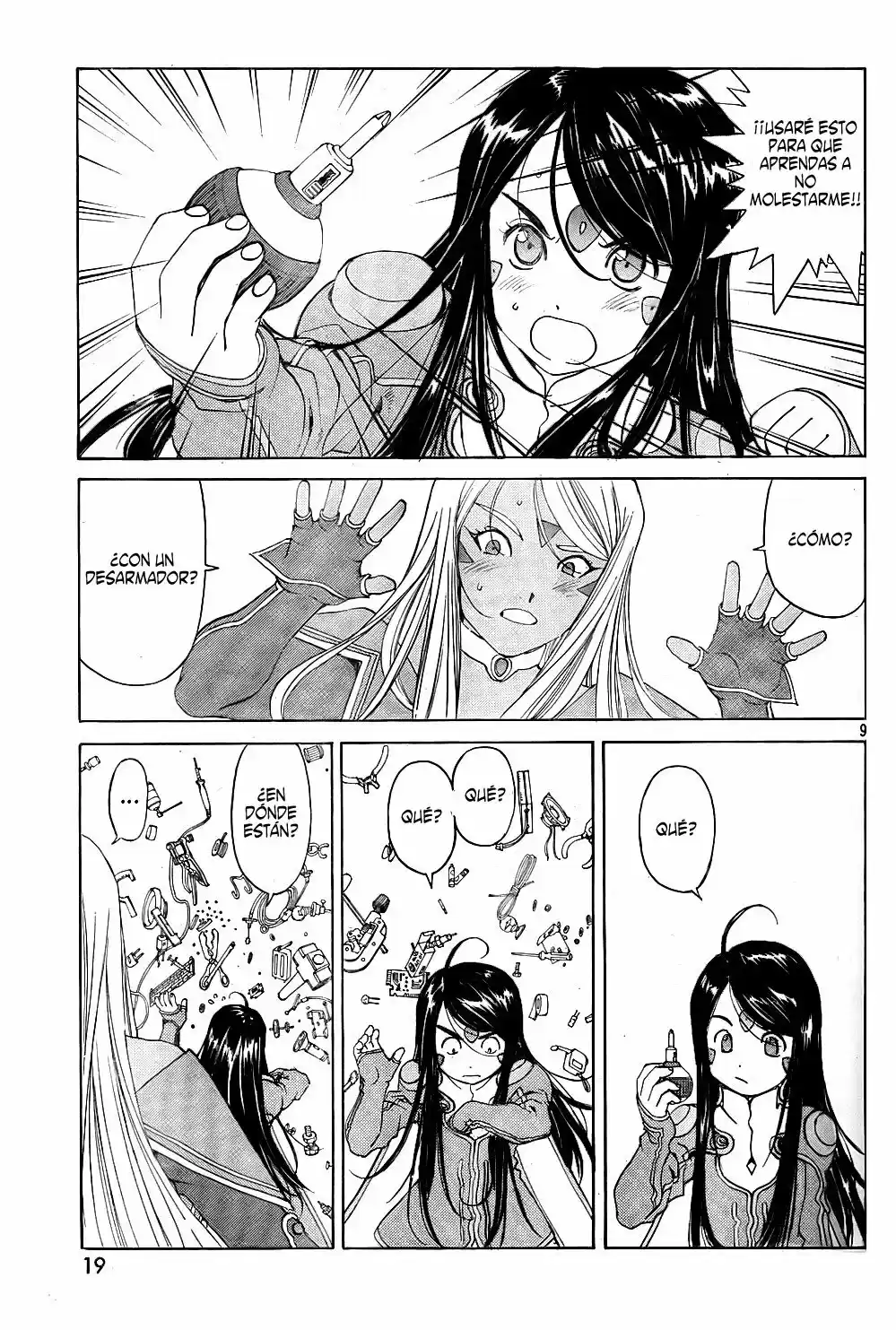 Aa! Megami-sama! capítulo 262, página 9