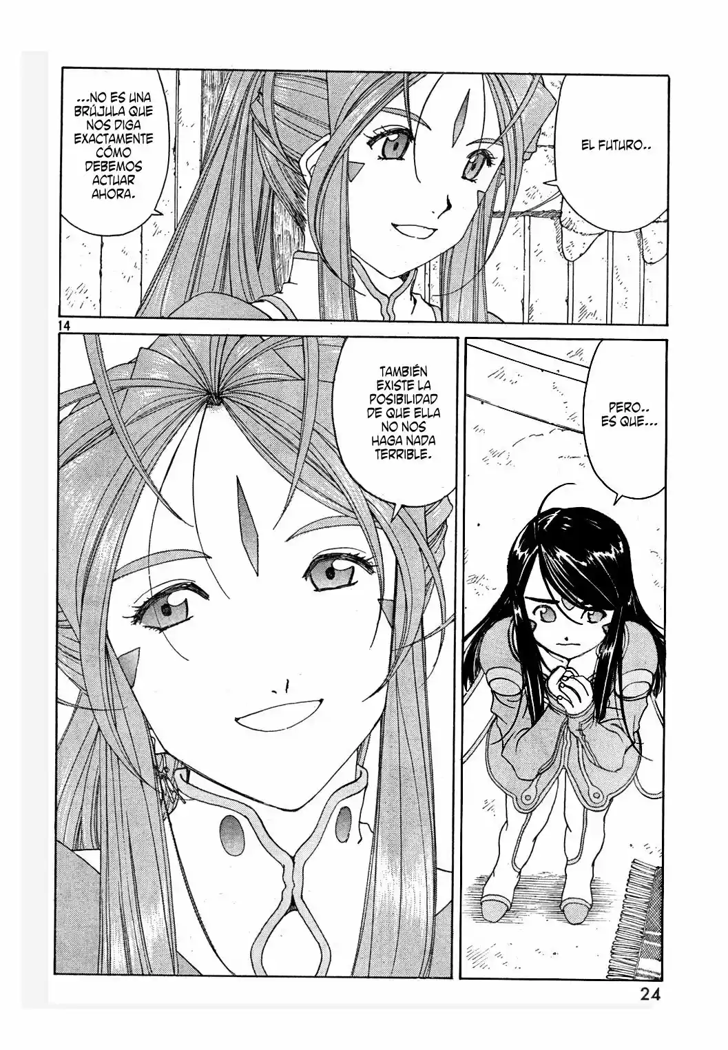 Aa! Megami-sama! capítulo 262, página 14