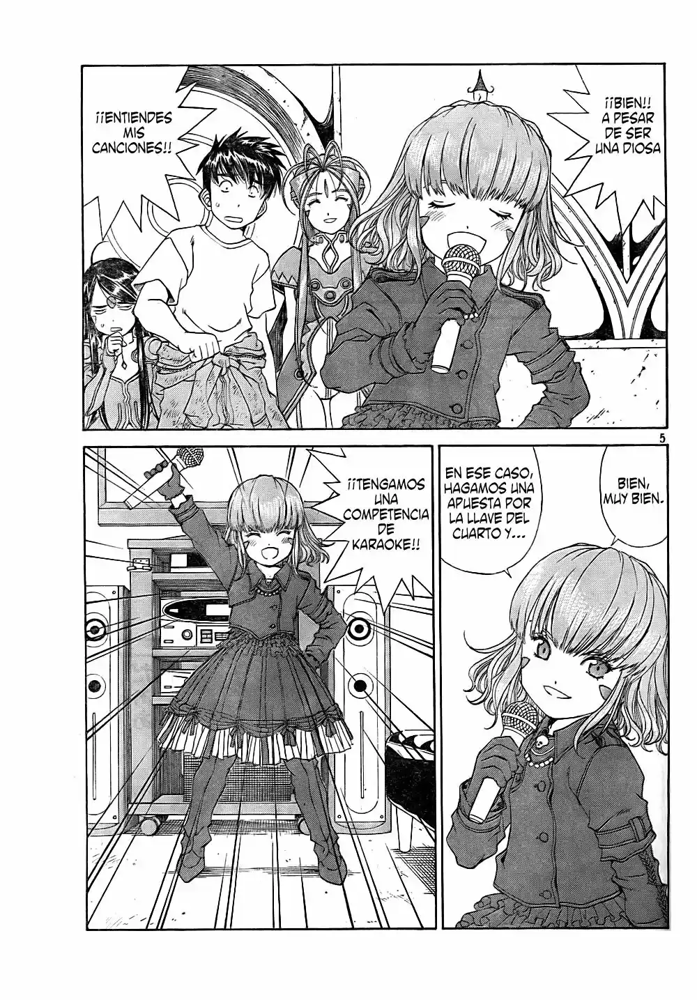 Aa! Megami-sama! capítulo 269, página 5