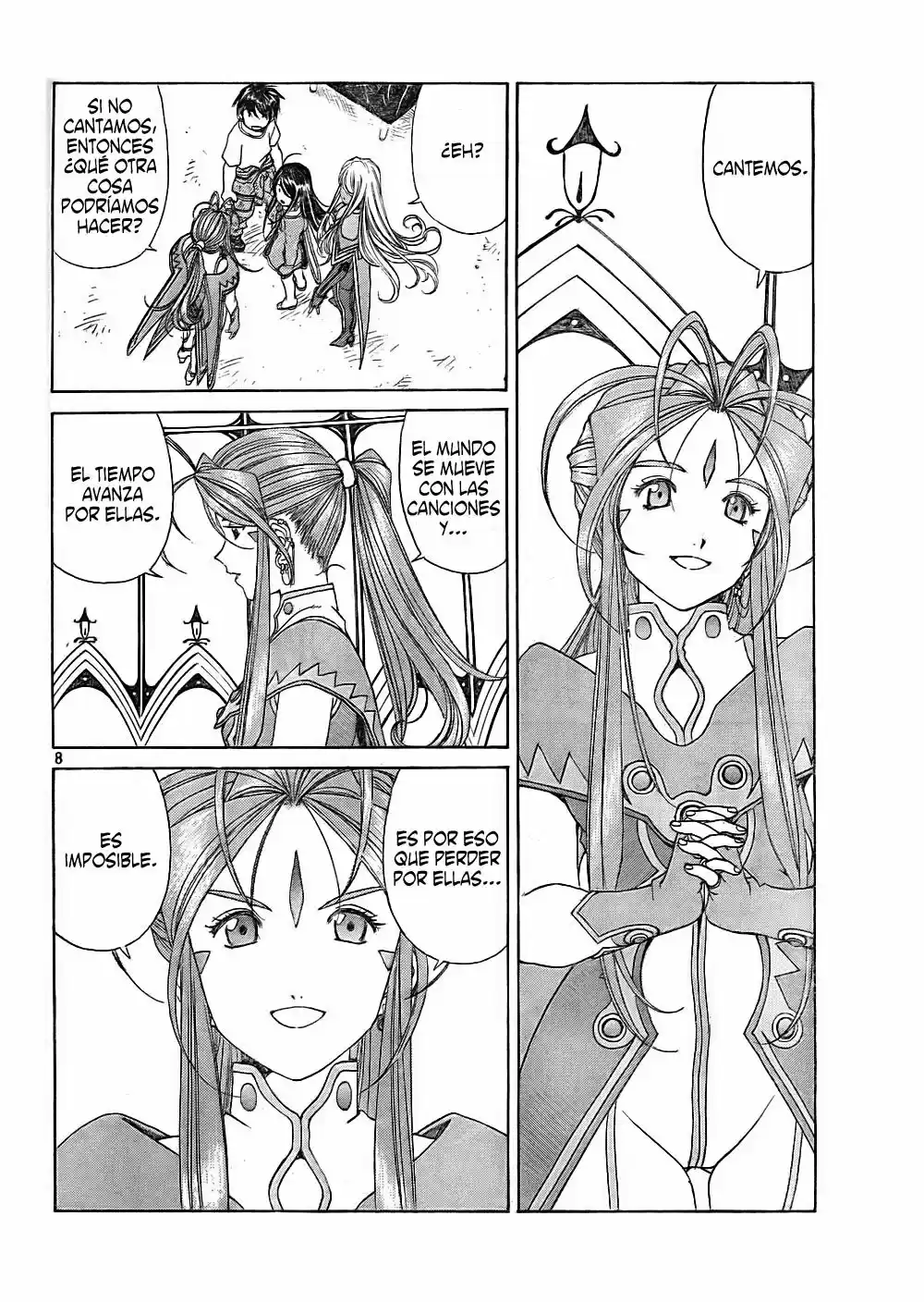 Aa! Megami-sama! capítulo 269, página 8