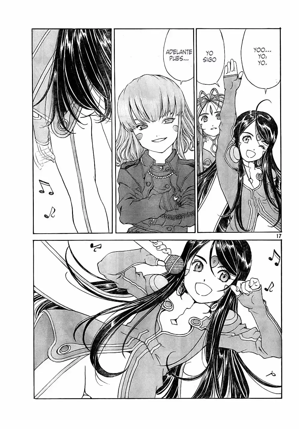 Aa! Megami-sama! capítulo 269, página 17