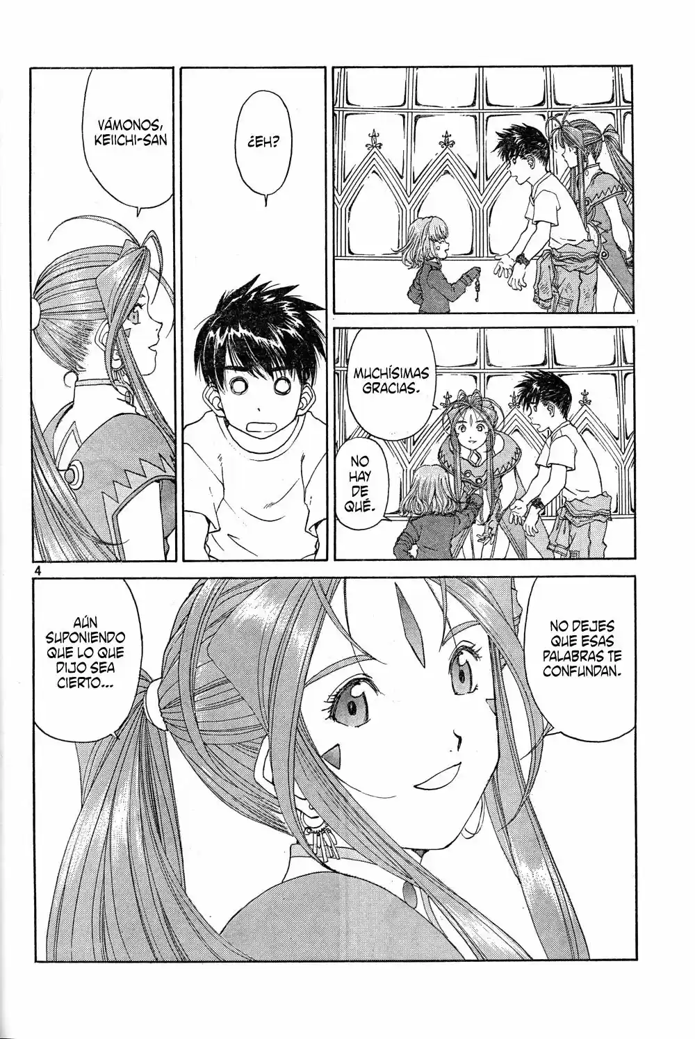 Aa! Megami-sama! capítulo 270, página 4