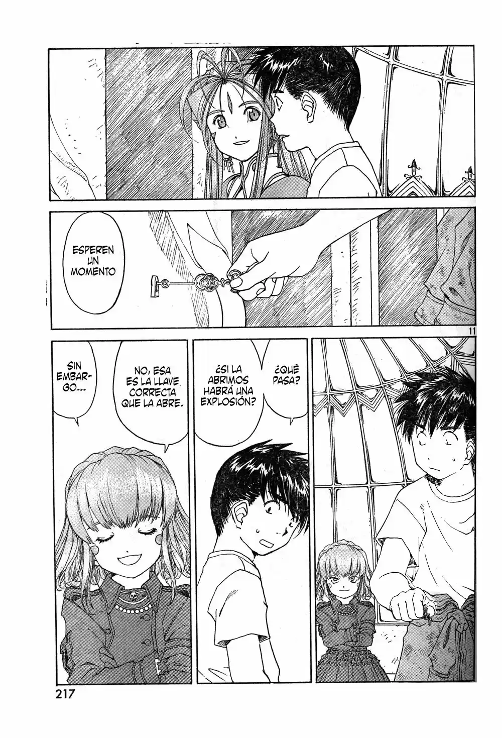 Aa! Megami-sama! capítulo 270, página 11