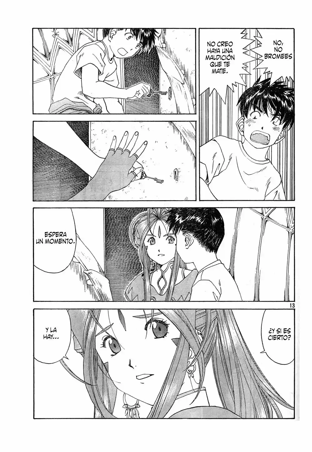 Aa! Megami-sama! capítulo 270, página 13