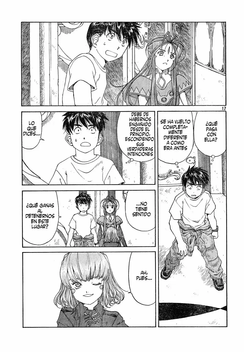 Aa! Megami-sama! capítulo 270, página 17