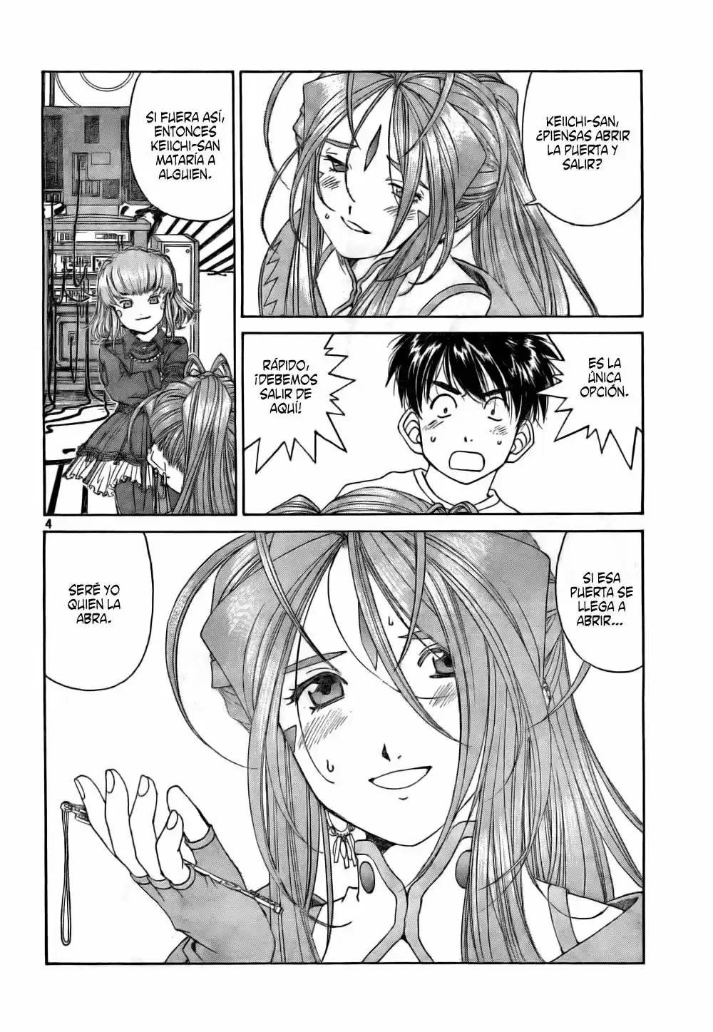 Aa! Megami-sama! capítulo 271, página 4