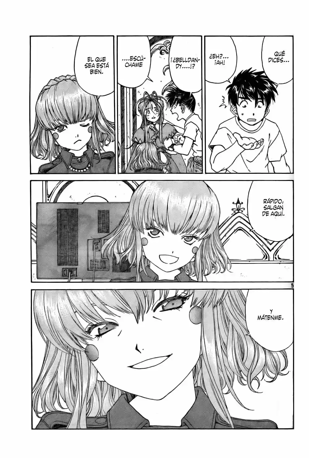 Aa! Megami-sama! capítulo 271, página 5