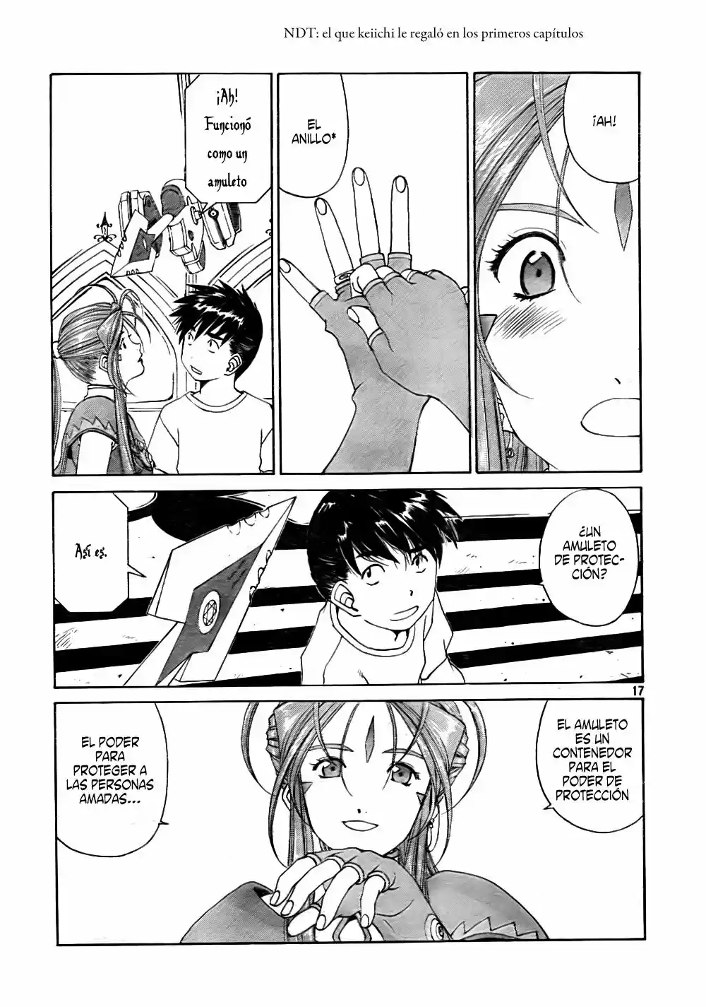 Aa! Megami-sama! capítulo 273, página 17