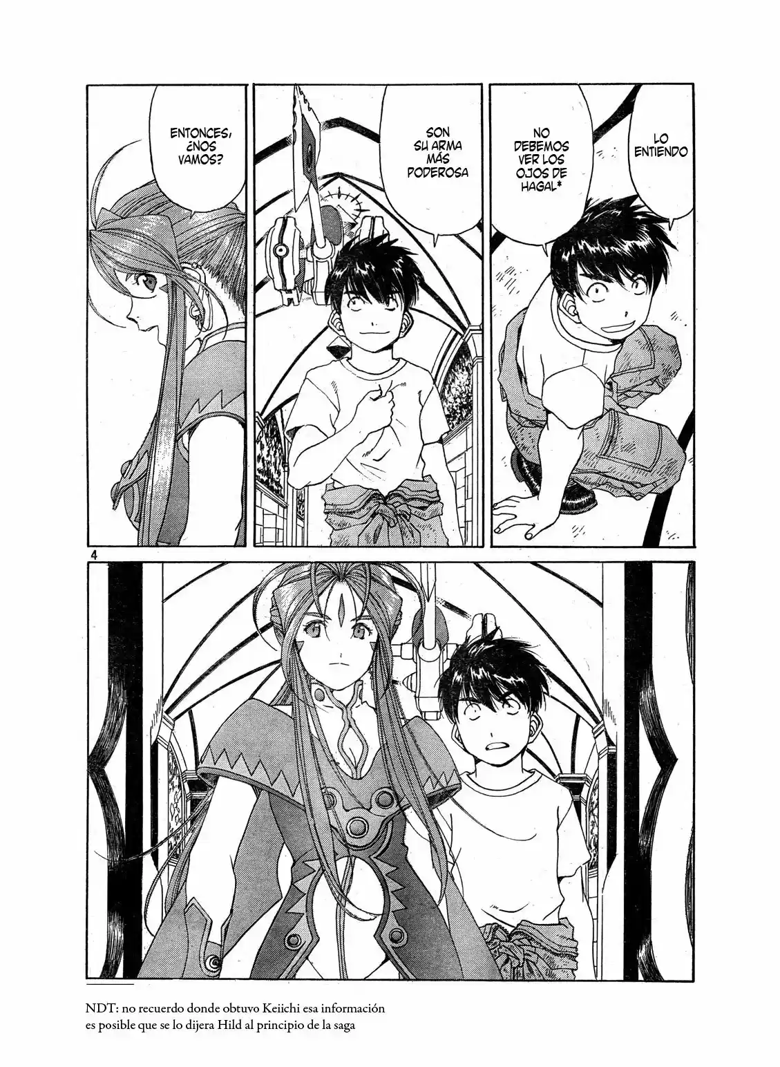 Aa! Megami-sama! capítulo 274, página 4