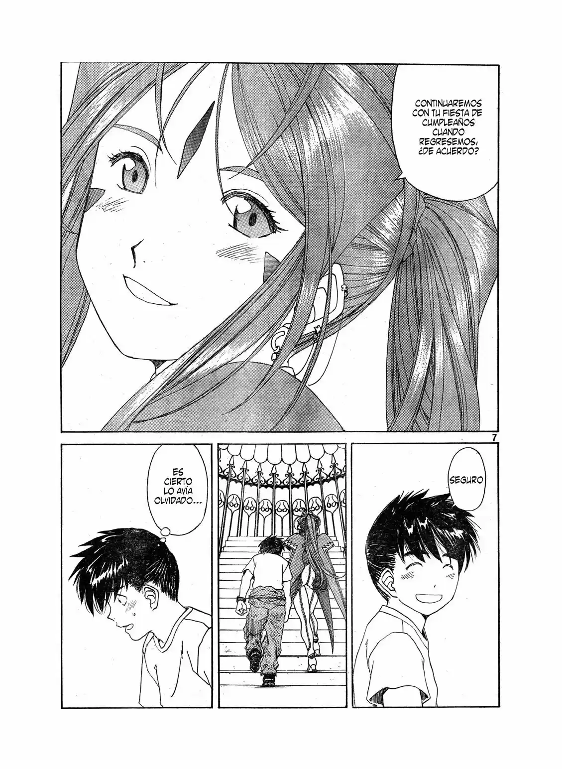 Aa! Megami-sama! capítulo 274, página 7