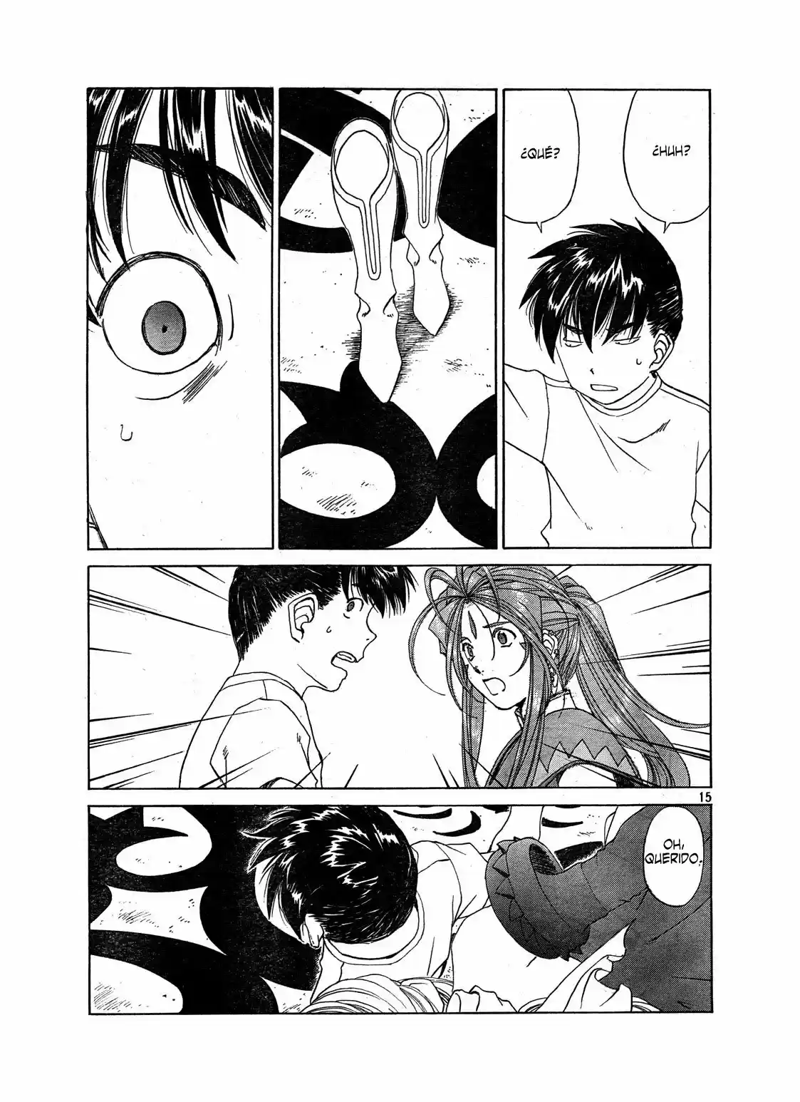 Aa! Megami-sama! capítulo 274, página 15