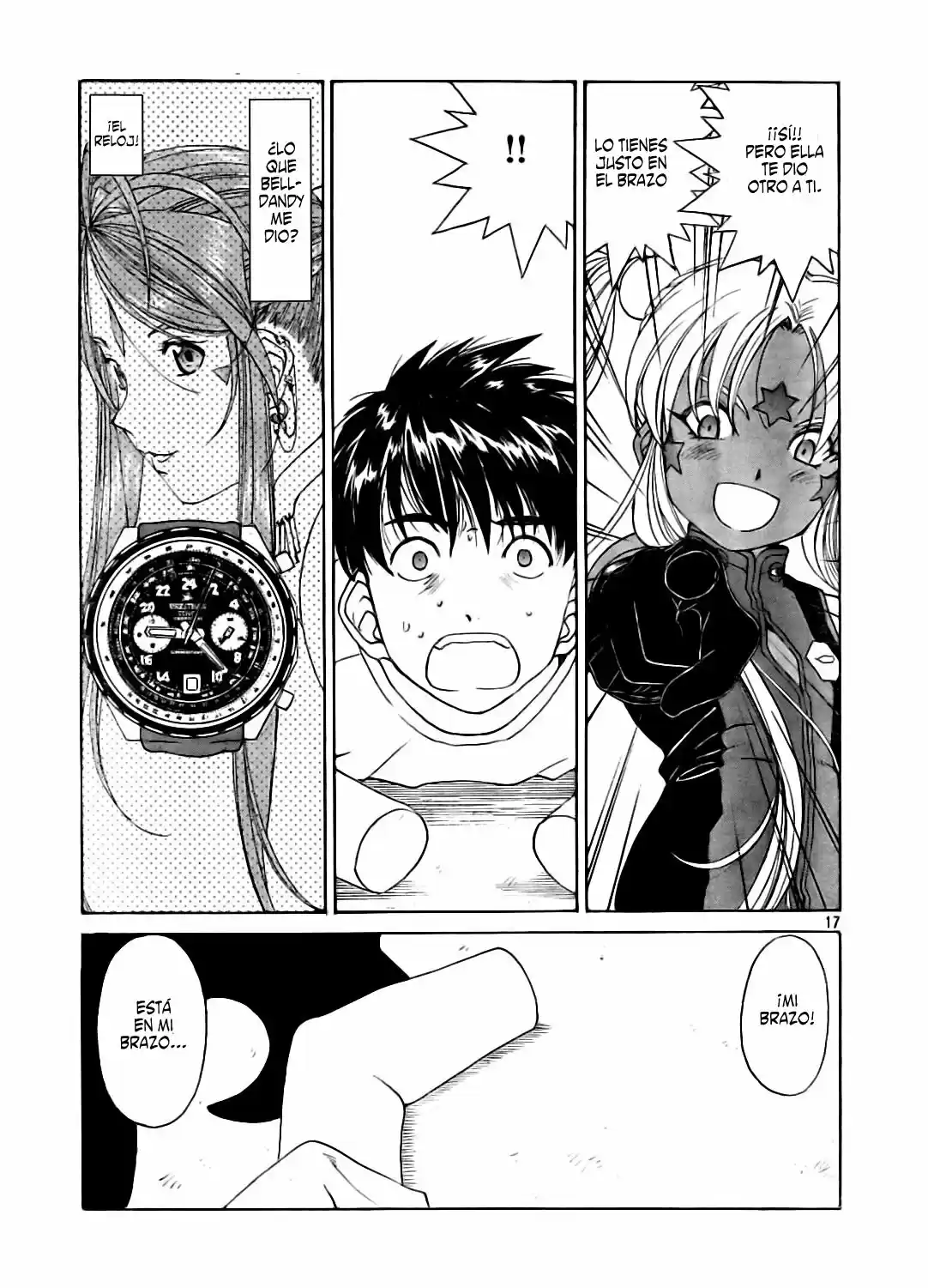Aa! Megami-sama! capítulo 277, página 17