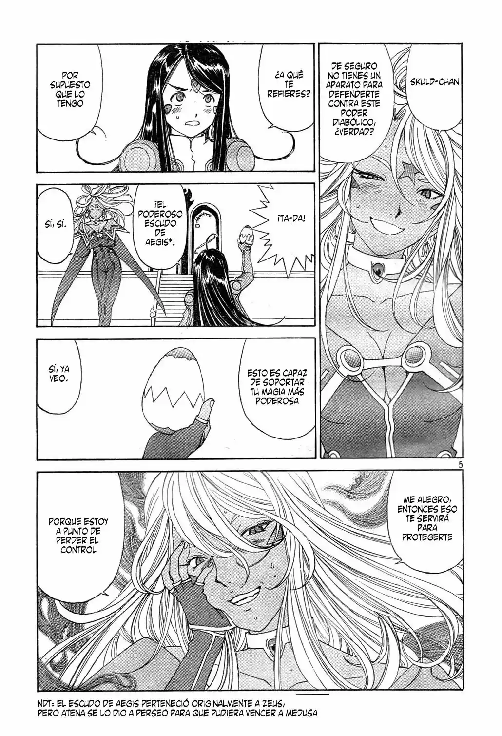 Aa! Megami-sama! capítulo 280, página 5