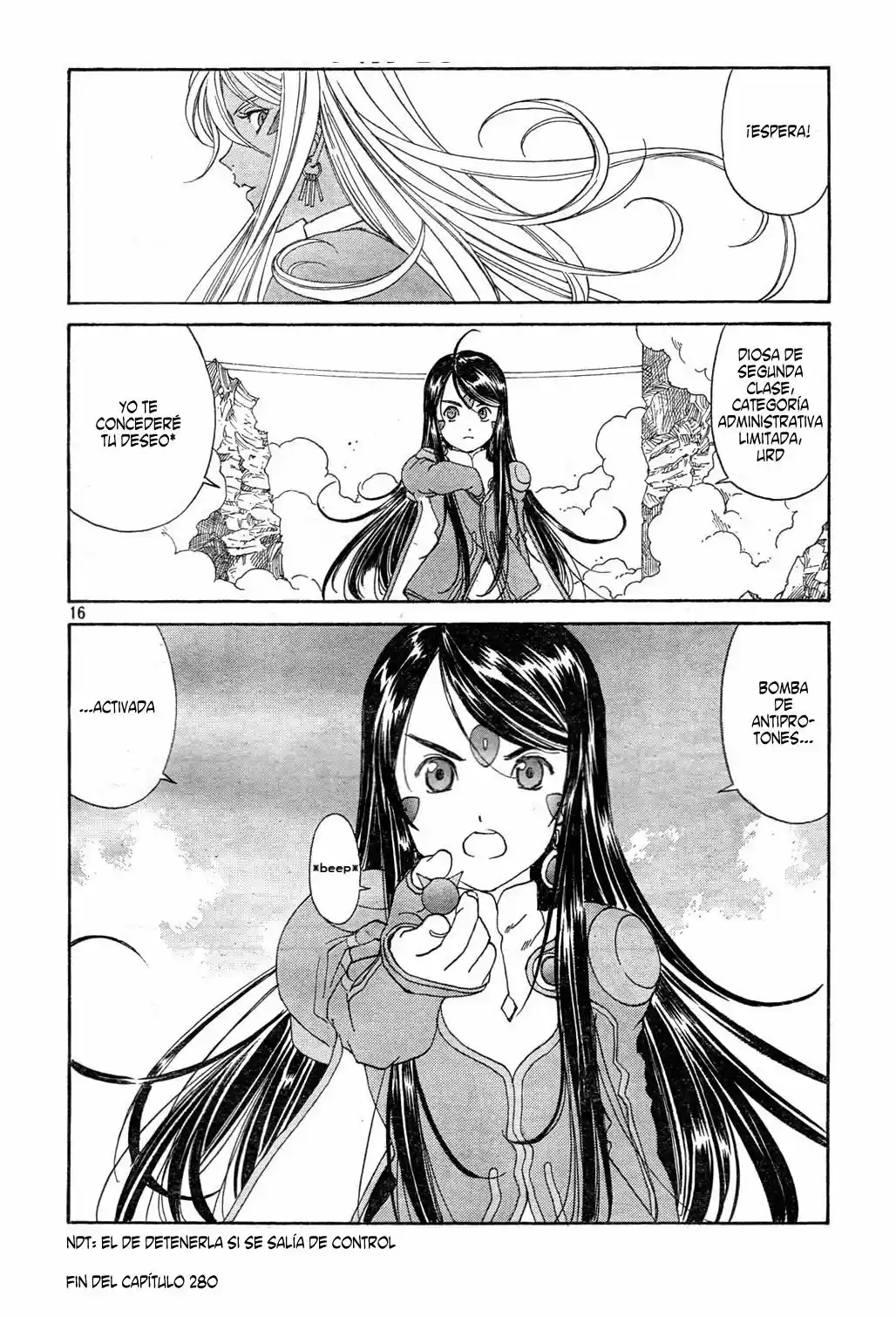 Aa! Megami-sama! capítulo 280, página 16