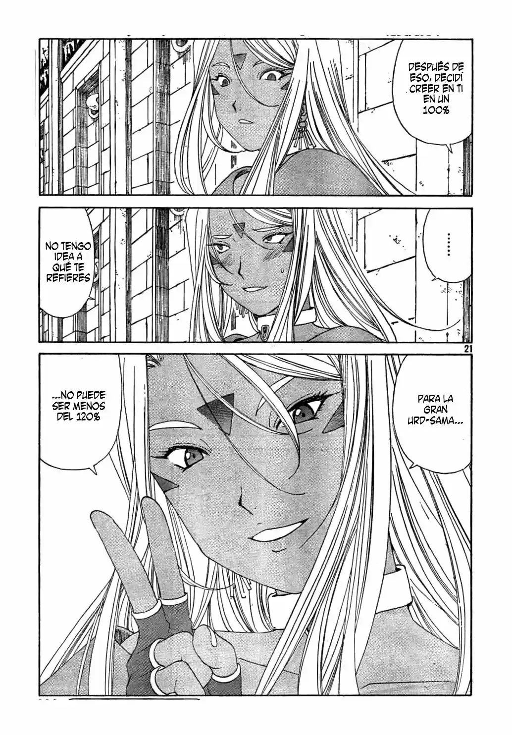 Aa! Megami-sama! capítulo 282, página 21