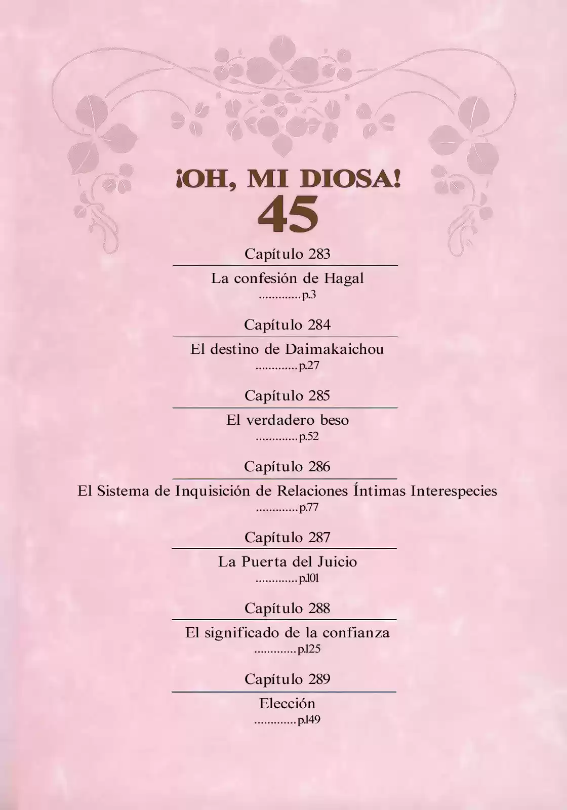 Aa! Megami-sama! capítulo 283, página 4