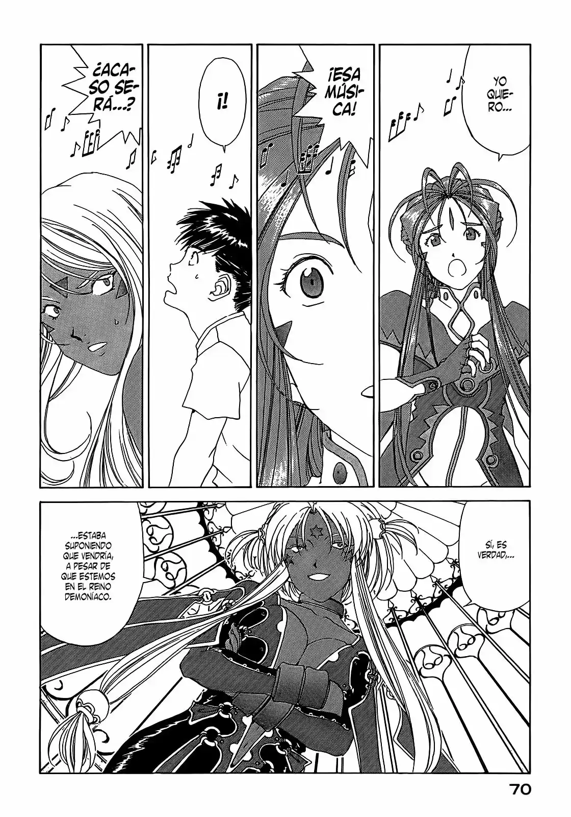 Aa! Megami-sama! capítulo 285, página 19
