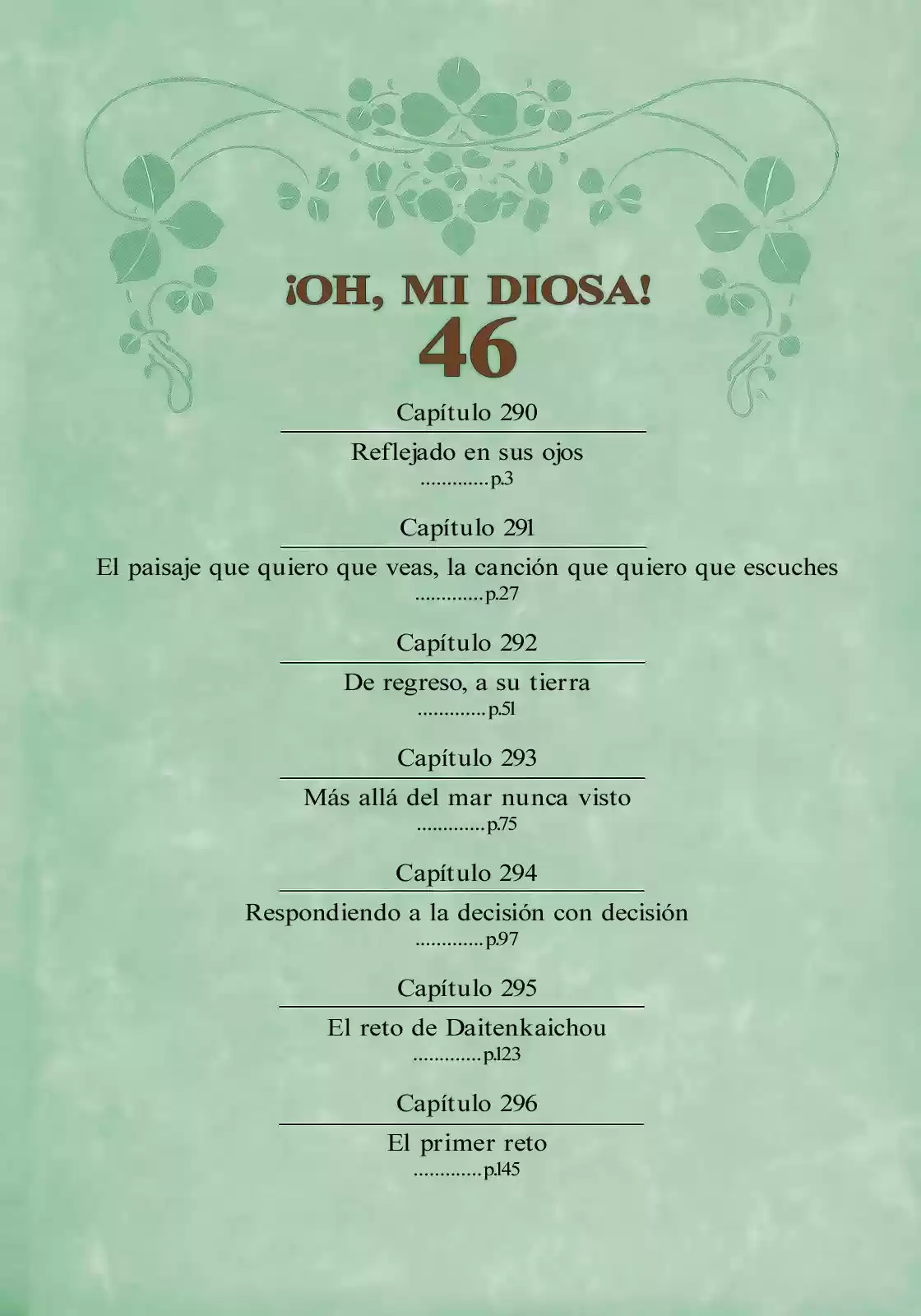 Aa! Megami-sama! capítulo 290, página 4