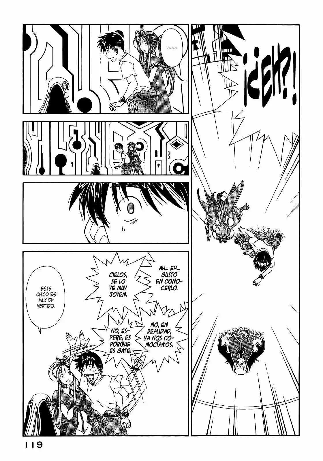 Aa! Megami-sama! capítulo 294, página 21