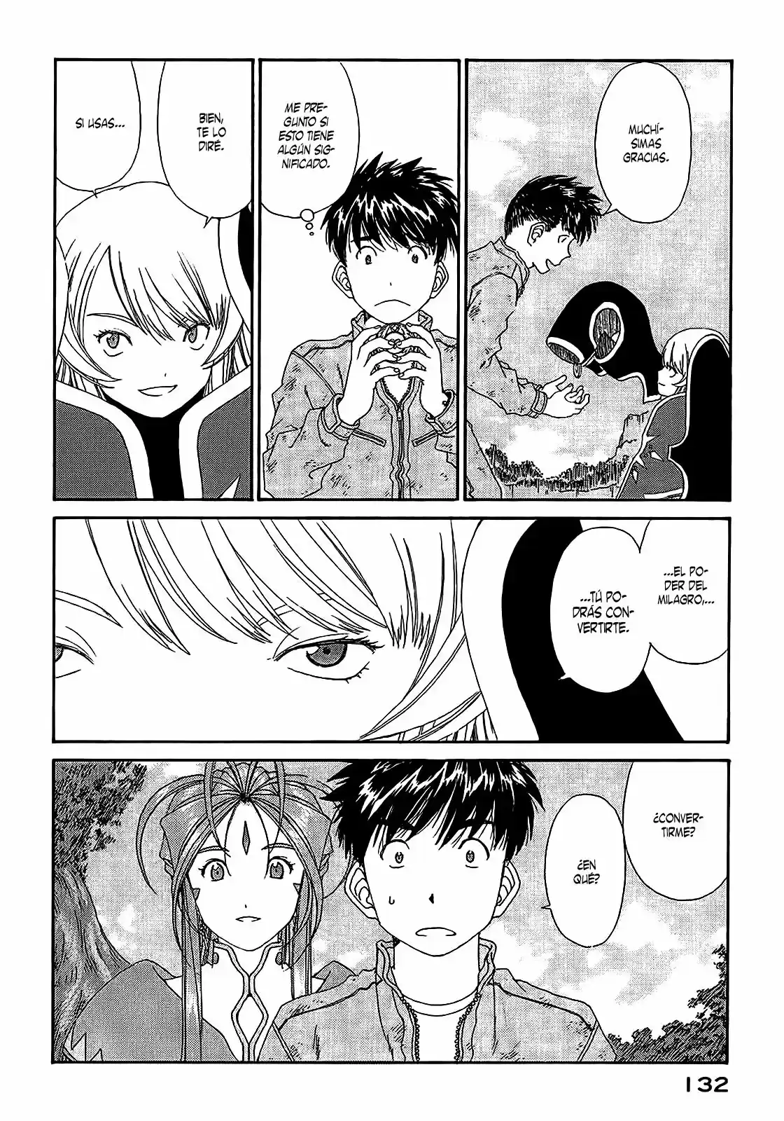 Aa! Megami-sama! capítulo 302, página 8