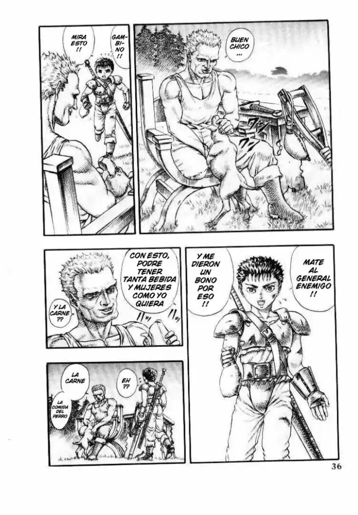 Berserk capítulo 8.1, página 32
