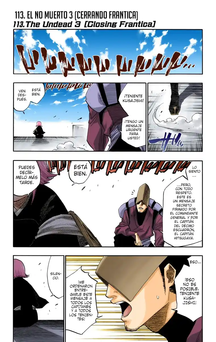 Bleach Full Color capítulo 113, página 2