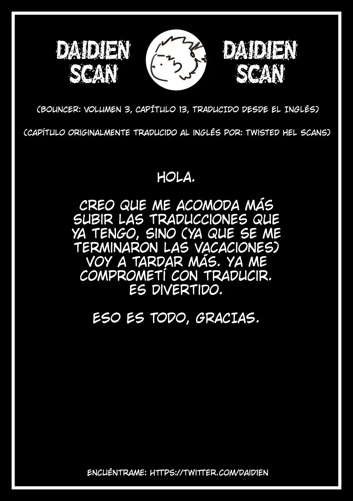 Bouncer capítulo 13, página 1