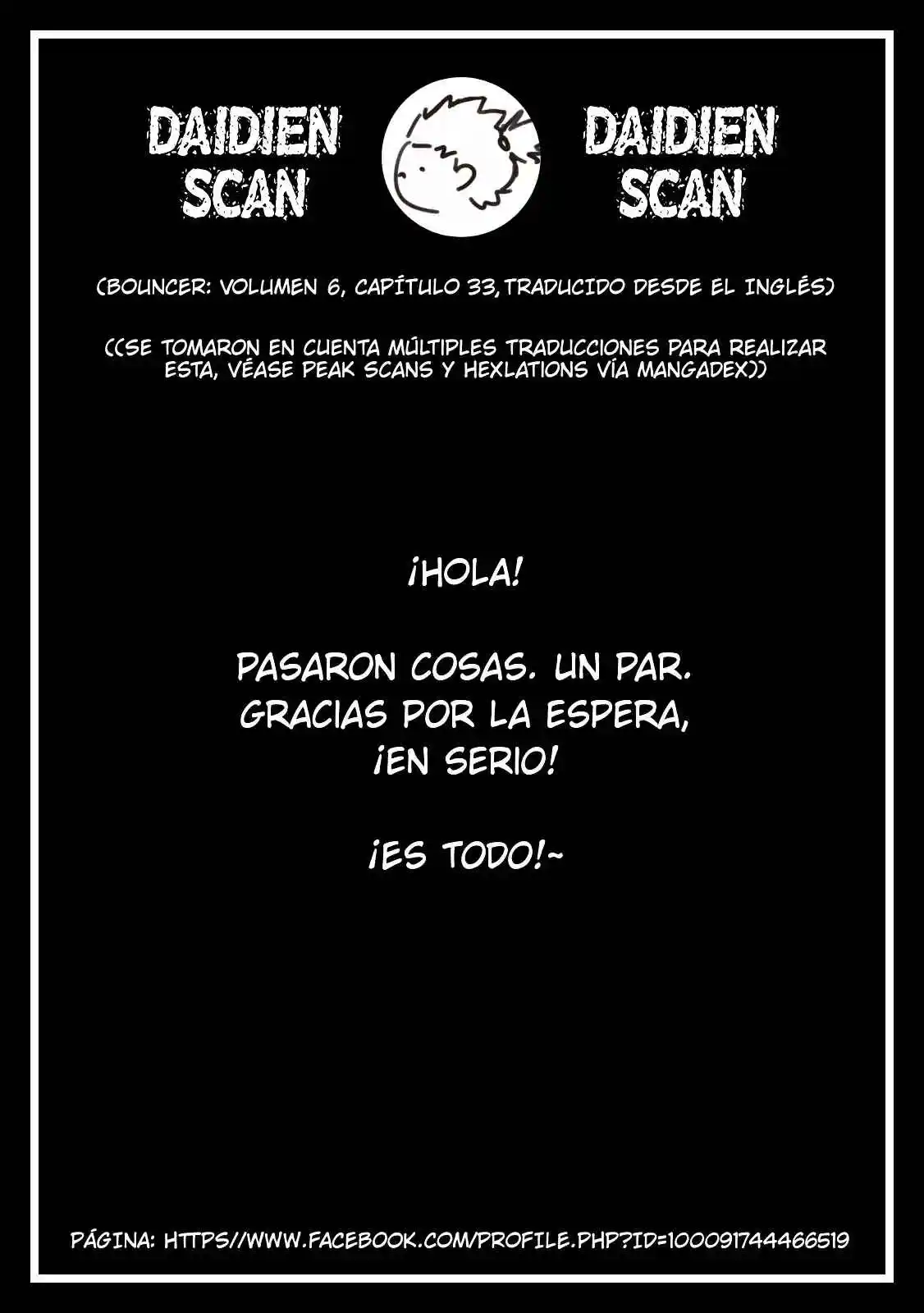 Bouncer capítulo 33, página 1