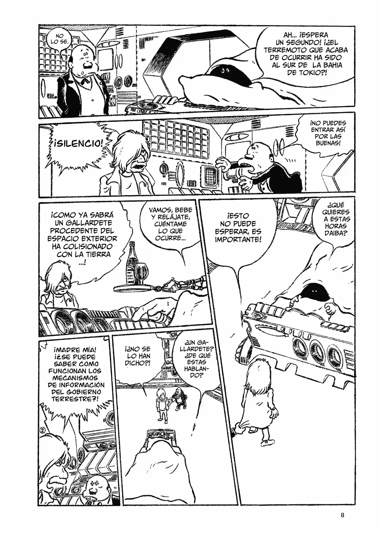 Capitan Harlock capítulo 1, página 8
