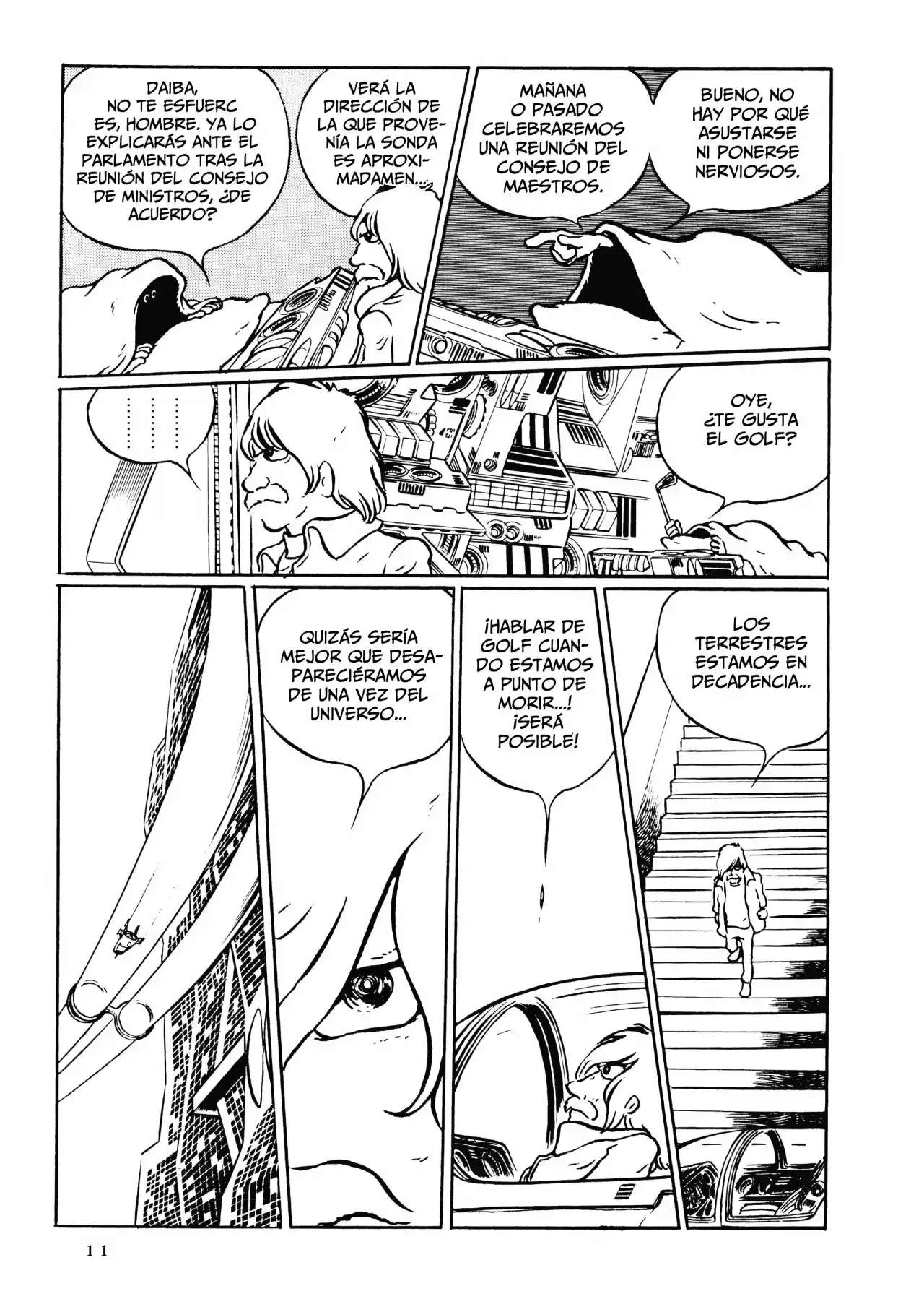 Capitan Harlock capítulo 1, página 11