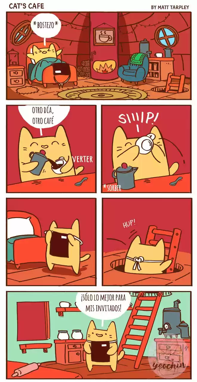 Cat's Café capítulo 1, página 4