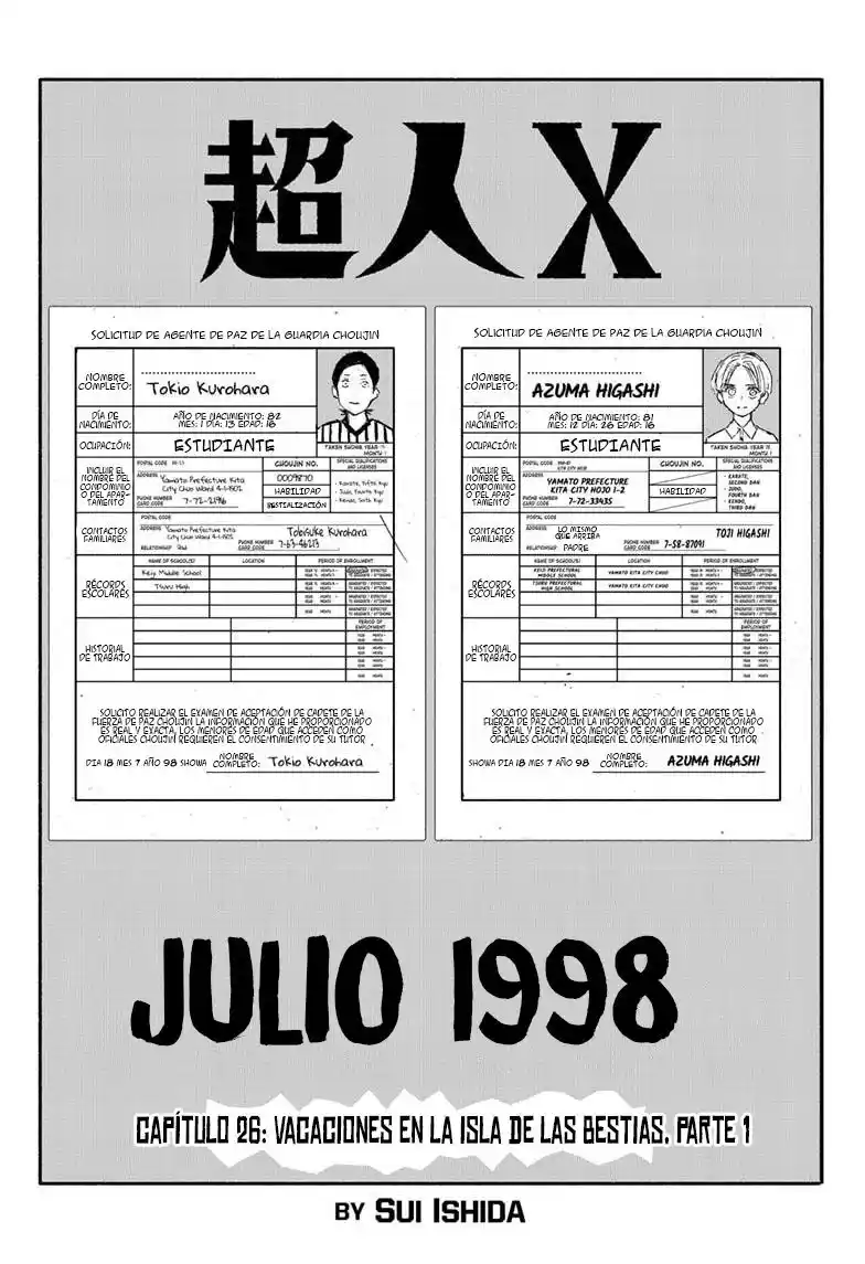 Choujin X capítulo 26, página 2