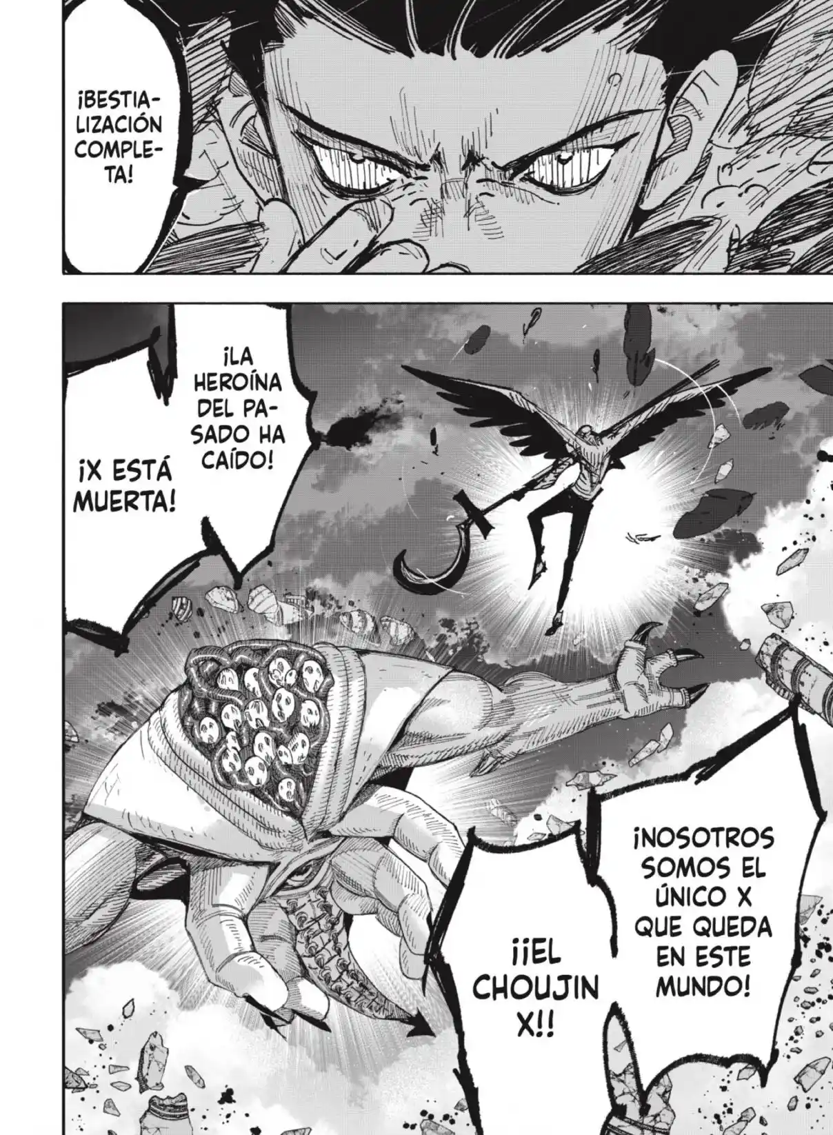 Choujin X capítulo 67.1, página 34