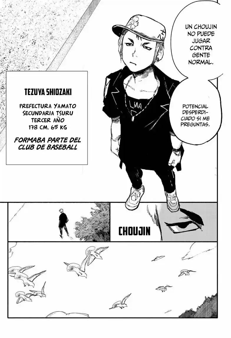 Choujin X capítulo 9, página 8