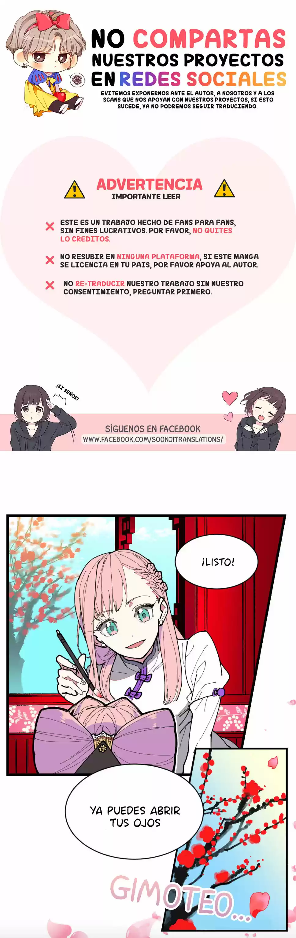 Dos Princesas capítulo 1, página 2