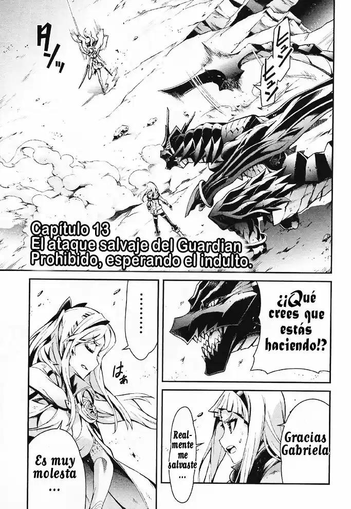 Drag-On Dragoon Utahime Five capítulo 13, página 4