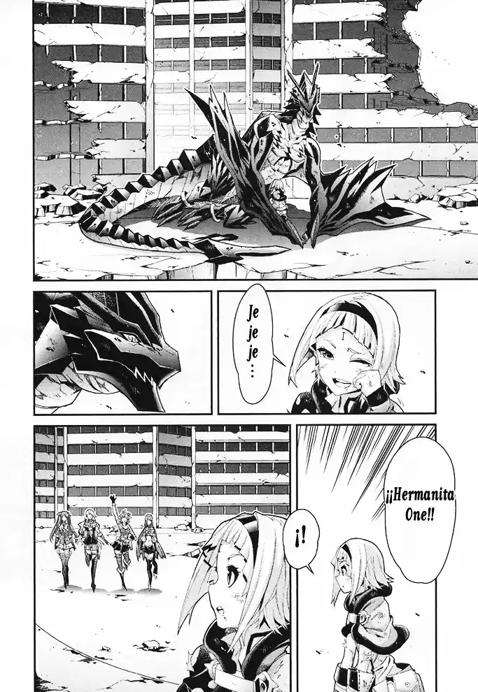 Drag-On Dragoon Utahime Five capítulo 16, página 34