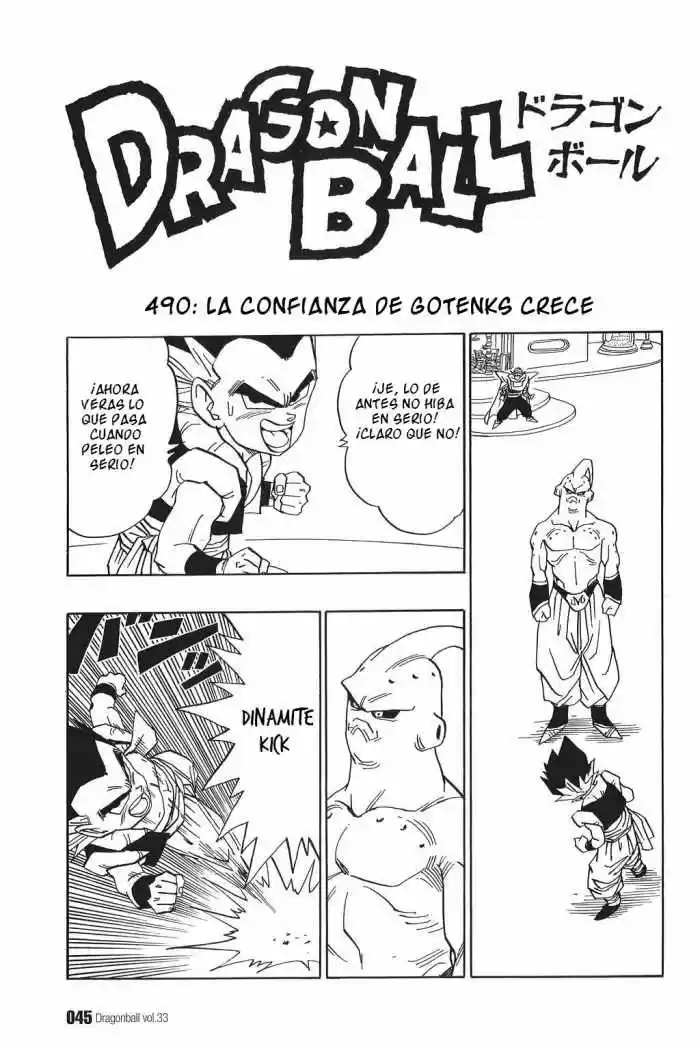 Dragon Ball capítulo 490, página 1