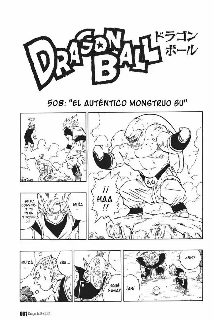 Dragon Ball capítulo 508, página 1