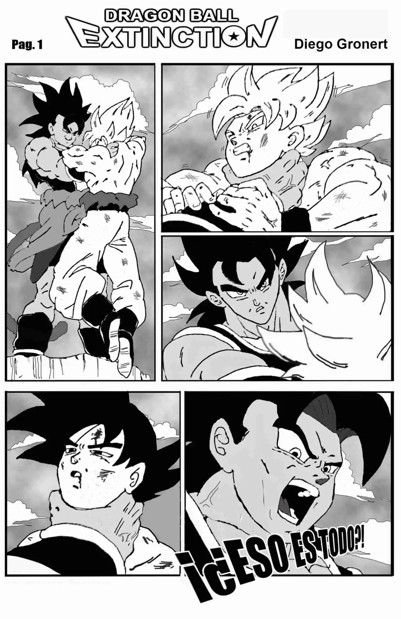 DragonBall Extinction capítulo 1, página 3