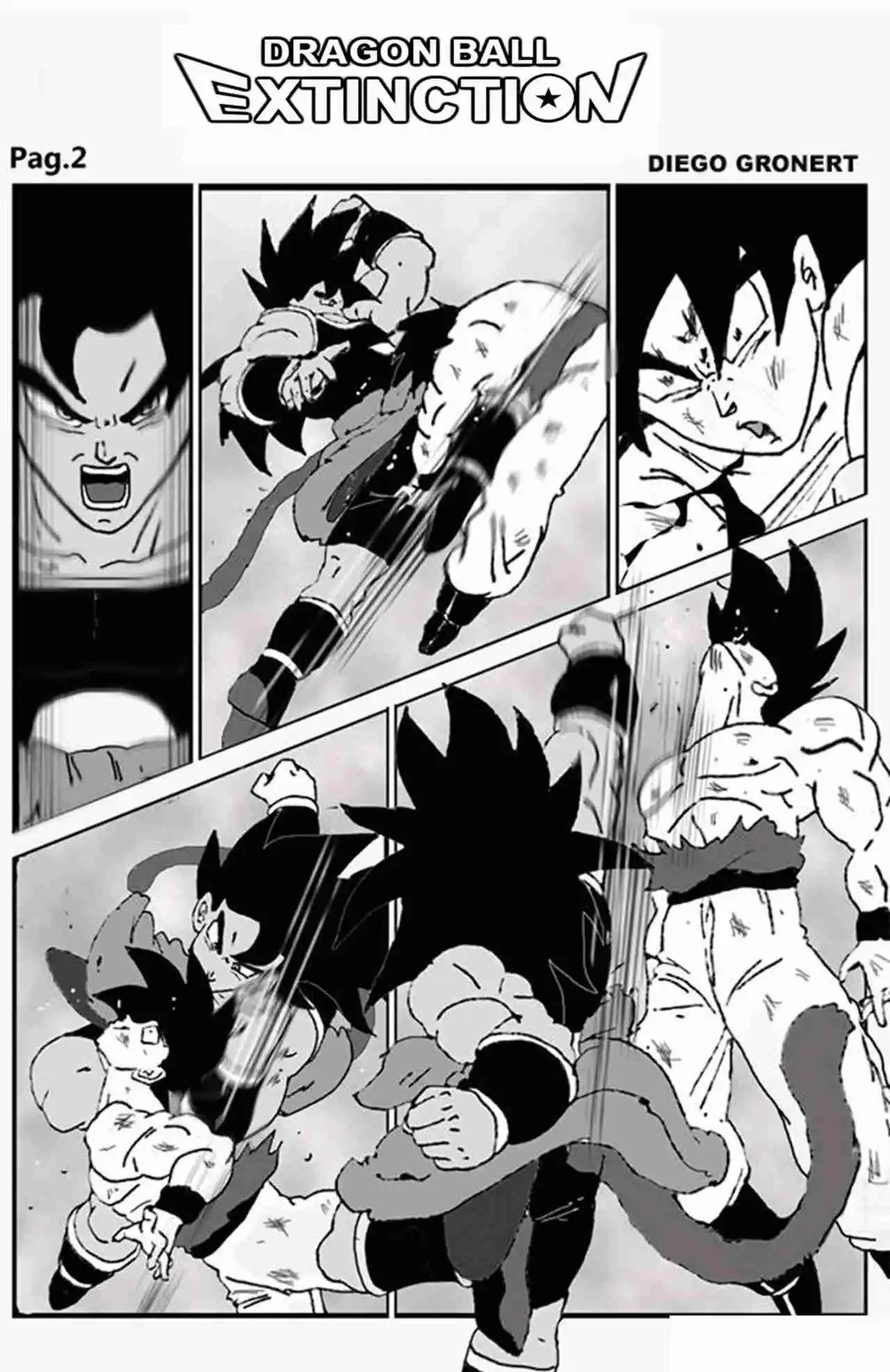 DragonBall Extinction capítulo 1, página 4