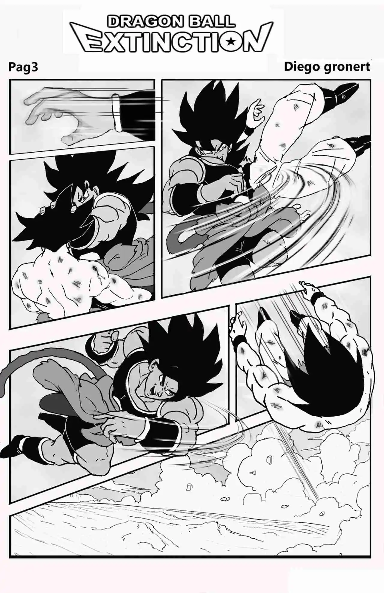 DragonBall Extinction capítulo 1, página 5