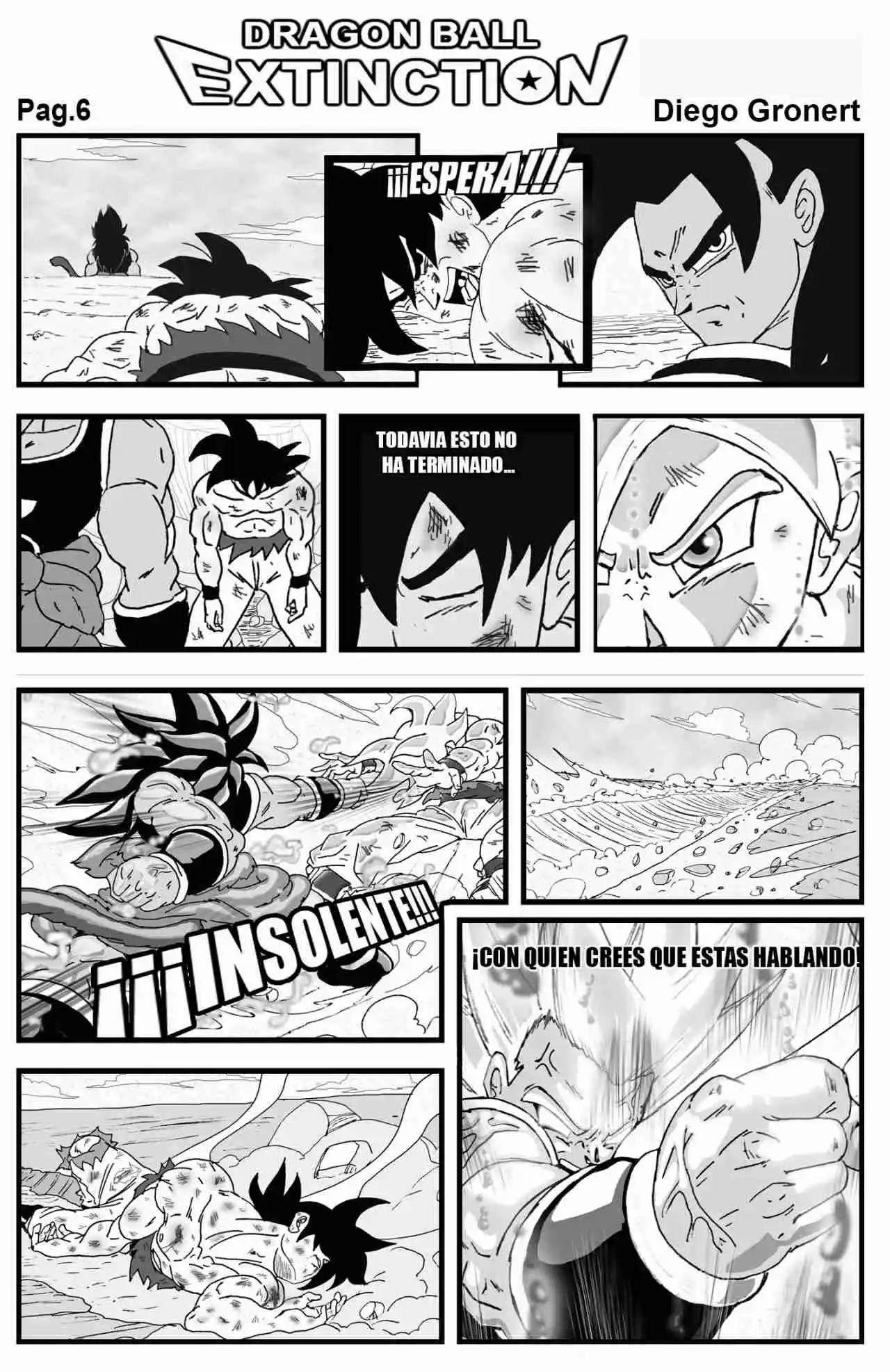 DragonBall Extinction capítulo 1, página 8