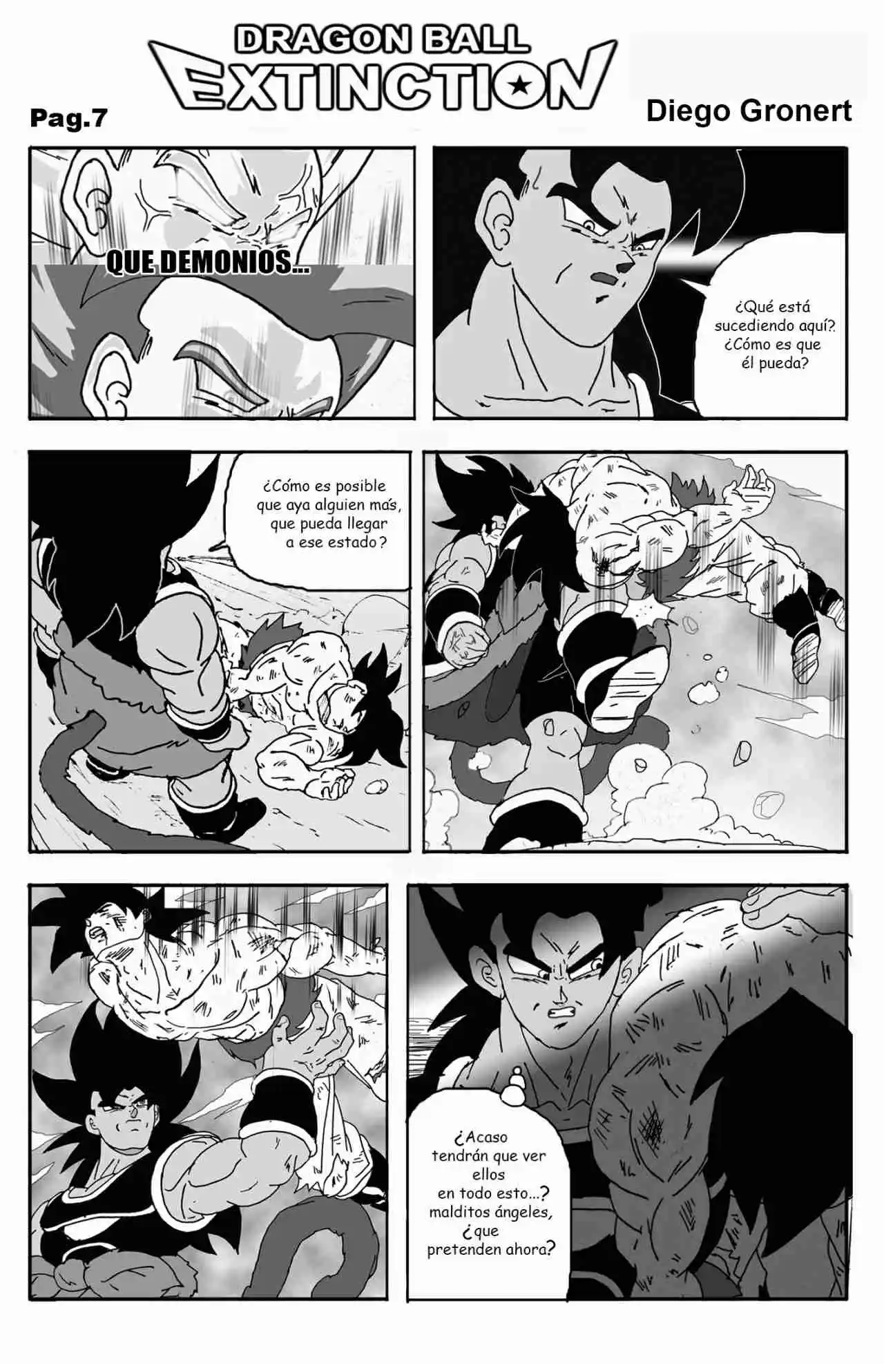 DragonBall Extinction capítulo 1, página 9